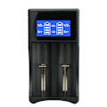 Miniatyrbillede 1 af 3: Batterioplader SW-3 med LCD-display til 2x 18650 batterier