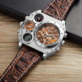 Miniatyrbillede 2 af 6: Cool Rundt Ur Display Termometer Dobbelt Tids Indstilling