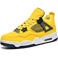 Miniatyrbillede 1 af 5: Herre Air 4 Retro Klassiske Skatesko Fitness Basket Casual Arbejde Løb Gåsko Zapatos A4blue_SSDLV 2 Aj4white Lilla 2 Aj4white Lila 8 UK