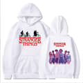 Stranger Things Hoodie Tröja Pullover Höst/Vinter Vit-FF- White 130