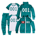 Pikkukuva 1 / 2: Squid 2 Selviytymispelisetti Lapsille Kolmiosainen Set Sporttivaatteet + T-paita + Housut kolmiosainen setti001 three piece set001 130cm