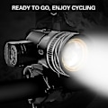 Pikkukuva 2 / 5: Z30 15000lm T6 LED-pyörävalo/pyörävalo/valaisin USB-ladattava projektori/taskulamppu vedenkestävä zoomable pyörävalo pyörälle null none