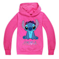 Miniatyrbilde 5 av 6: Barn Lilo Stitch Hettegensere Genser med trykk Grå Grey 130cm