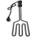 Miniatyrbillede 5 af 6: vidaXL Grillstarter Elektrisk 1500W Rustfrit Stål 700