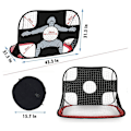 Miniatyrbild 3 av 8: Fotbollsmål - Innebandy Bärbart Pop Up 2 i 1 - Lager/Sverige -