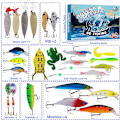 Miniatyrbild 2 av 5: Jul 2024 Fiske Adventskalender - Fiskebeten Set, Fiskeutrustning för Vuxna Män Pojkar, Fisketillbehör (24 st)