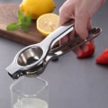 Miniatyrbillede 3 af 8: Rustfrit Stål Granatæble Juicepresser - Manuel Citruspresser til Appelsiner