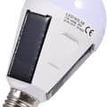 LED Solar Lamp, E27 IP 65 Waterproof Indoor/Outdoor Solar Lamp-FF-