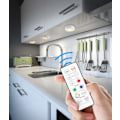 Miniatyrbilde 2 av 8: INF LED-spotlightssett – 6 elegante lamper med 2 praktiske fjernkontroller