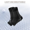 Miniatyrbillede 3 af 5: 3 par neuropati sokker, beroligende sokker til neuropati smerter, tendinitis kompressions sokker, plantar fasciitis, neuropati - Sort - Black - L XL