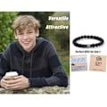 Miniatyrbillede 7 af 7: Perlearmbånd Vulkanisk Stenarmbånd TIL MIN MAND TIL MIN MAND To My Son