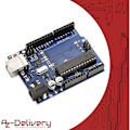 Miniatyrbild 4 av 4: 3 x mikrokontrollerkort med ATmega328P ATmega16U2 inklusive e-bok