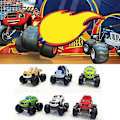 Miniatyrbild 4 av 5: 6st Blaze And The Monster Machines Leksaker, Fordon Racerbilar Lastbilar Barnleksak