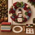 3D Tyg Julkrans DIY Kit – Skapa Din Egen Unika Julkrans (Stil B) Style B
