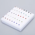 Pikkukuva 1 / 8: 20 Par Set Strassinen Kristalli Stud Korvakorut 2mm