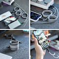 Miniatyrbilde 4 av 7: MagnoLoop – Smart Magnetisk Laddekabel Hvit White USB _x0013_ USB-C