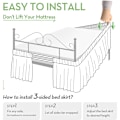 Pikkukuva 4 / 5: Elastinen sängipäällinen, musta