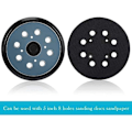 Miniatyrbillede 2 af 5: 2 stk. 125 mm slibeplade 8-hullers slibeskive slibeskive tilbehør med Dwe6423/6423k Dwe6421/6421k null none-XF4-