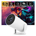 Miniatyrbillede 1 af 7: 4K HD miniprojektor, 120 ANSI Smart WiFi 2.4G/5G Android 11.0 projektor til væg og loft, automatisk keystone-korrektion, 180 graders vinkeljustering