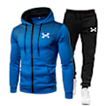 Miniatyrbild 2 av 7: 2023 Mode Träningsoverall för Män Hoodie Fitness Gymkläder Män Löparset Sportkläder Jogger Herr Träningsoverall Vinterdräkt Sport Mörkgrå grå an B Dark grey gray an B XL
