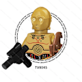 Miniatyrbild 1 av 7: SW Rymdkriget Darth Mini Actionfigurer Klonsoldat Droider Jedi Anakin Skywalker Byggklossar i Plast Set Barnpresent TV8045