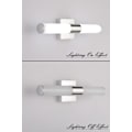 Miniatyrbilde 3 av 7: Baderomsskapsbelysning, 16W krom LED-speillamper