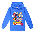 Miniatyrbilde 1 av 3: Gutt Sonic The Hedgehog Sport Barn Hoodie mørk blå dark blue 130cm