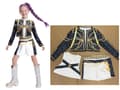 2025 Demon Hunter K-Pop Kostym | Halloween Kostym för Flickor Cosplay-FF- 100cm