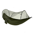Miniatyrbild 5 av 5: Hammock with Mosquito Net Green