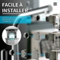 Miniatyrbillede 2 af 5: 2 stk. Brusehylde Uden boring Bruse-shampoo Holder - Bruse Sæbeholder Bruse Caddy Brusekurv Brusegel Opbevaring Badeværelse Badekar-XF4-