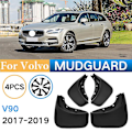 Miniatyrbild 2 av 5: Stänkskydd Volvo V90 2017-2019 Stänkskärmar Mud Flap Splash Guard Stänklapp Biltillbehör Fram Bak 4st-XF10-
