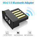 Miniatyrbild 1 av 6: Mpow Bluetooth 5.0 USB-adapter, Bluetooth USB-dongel, Blå