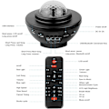 Miniatyrbillede 2 af 5: Stjernehimmel Projektor LED Galaxy Lampe Bluetooth Nattelys 21
