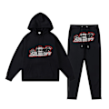 Miniatyrbilde 1 av 5: Trapst Tigerhode-trykk Hettegenser Fleecejakke Mote Gradient Bokstav Casual Sportsett Print 04- Svart Print 04- Black M