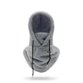 Miniatyrbild 4 av 7: Sherpa Huva Skidmask Vinter Balaclava Kallt Väder Vindtät Justerbar Varm Huva Cover Hat Cap Scarf Grå