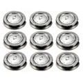 Miniatyrbild 1 av 5: 9 st Ersättningsrakhuvuden för Philips Norelco HQ3 HQ4 HQ55 HQ56 HQ6900 HQ6868 HQ5812 HQ6874 Rakblad [DB] Silver-XF4-