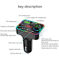 Pikkukuva 4 / 5: Bluetooth-auton FM-lähetin, 38 W PD ja QC3.0 nopea autolaturi