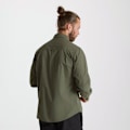 Miniatyrbilde 2 av 4: Craghoppers Expert Kiwi Langermet Skjorte for Menn M Cedar Green Cedar Green Cedar Green M