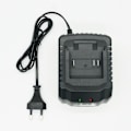 Miniatyrbillede 2 af 5: Oplader kompatibel med Makita Lithium 18v 21v batteri Applicera power EU-stik sort ingen