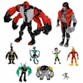 Miniatyrbillede 4 af 5: Ben 10 Actionfigur 9 stk 5\" Pvc Dock Set Legetøj Model