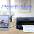 Miniatyrbild 6 av 9: Skrivarkabel USB A till USB B 2.0 GRÅ 3M Grå Grey 3m