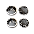 Miniatyrbilde 2 av 5: 4 stk for Audi bil Ytterdiameter 69mm Navkapsler, Kompatibel med A4, A4L, A6L A