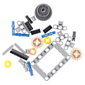Miniatyrbillede 3 af 5: 29-dele Technic Differentiale Gearkasse Kit Pakke Kompatibel med Tsma29