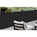 Miniatyrbillede 3 af 10: Balkonskærm, vind- og UV-beskyttelse, 90 x 300 cm, sort-XF5-
