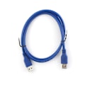 Pikkukuva 3 / 4: USB 3.0 -kaapeli - urosliitäntä urosliitäntään - 1,0 metri blue 50