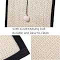 Miniatyrbild 3 av 5: Kattklösmatta Soffa Möbler Skydd Kattklösbräda Naturlig Sisal Kattklor Vård Leksak Klösmöbelmatta Matta Katt Slipning Klo Skydda Möbler