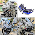 Miniatyrbillede 2 af 5: Cycle Aero Winglets Fing Vinge Til Yzf R3 R25 2014 - 2021 Fib