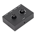 Miniatyrbillede 2 af 5: 4 Porte 3,5 mm Stereo Passiv Switch 1 Ind 4 Ud 4 Ind 1 Ud Konverter til MP3 Hovedtelefoner