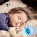 Miniatyrbild 4 av 5: Barn LED väckarklocka Wake Up Digital Clocks Sängklocka 7 färger Blinkande ljus för sovrumsdekor (blå)