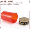 Miniatyrbilde 5 av 5: Solcellelampe for gravplass med integrert LED